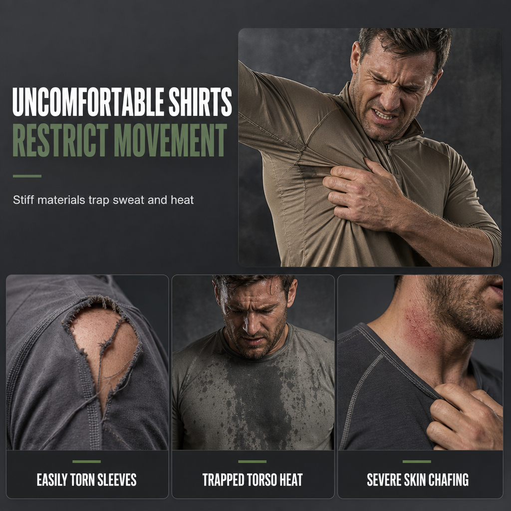 🏕️ Men's Long Sleeve Tactical Jacket | Rugged Look & Everyday Utility ✨