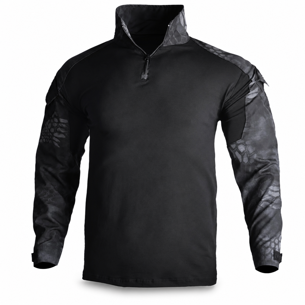 🏕️ Men's Long Sleeve Tactical Jacket | Rugged Look & Everyday Utility ✨