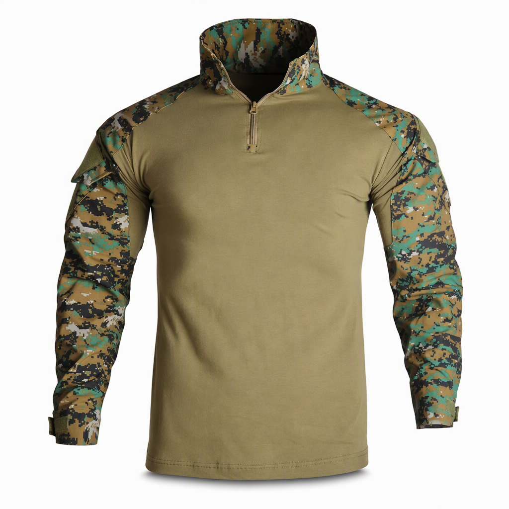 🏕️ Men's Long Sleeve Tactical Jacket | Rugged Look & Everyday Utility ✨