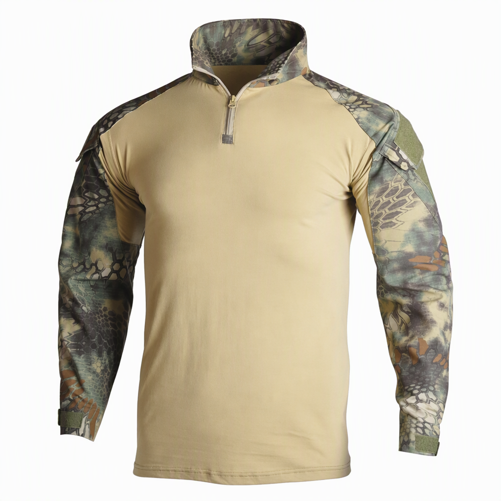 🏕️ Men's Long Sleeve Tactical Jacket | Rugged Look & Everyday Utility ✨