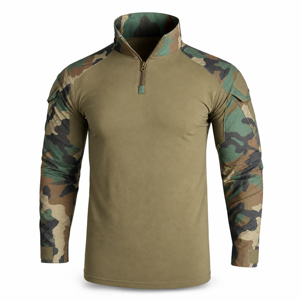 🏕️ Men's Long Sleeve Tactical Jacket | Rugged Look & Everyday Utility ✨