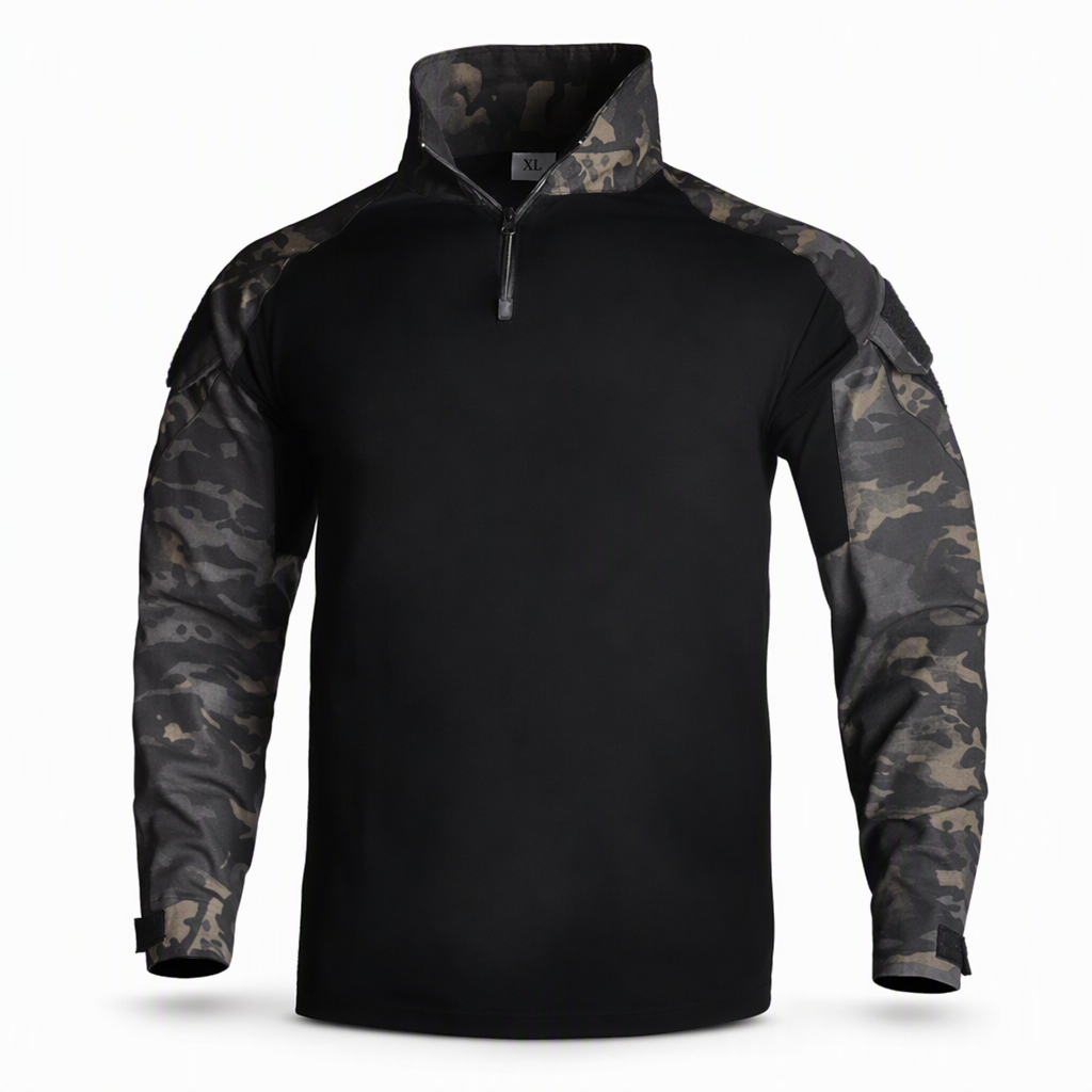 🏕️ Men's Long Sleeve Tactical Jacket | Rugged Look & Everyday Utility ✨