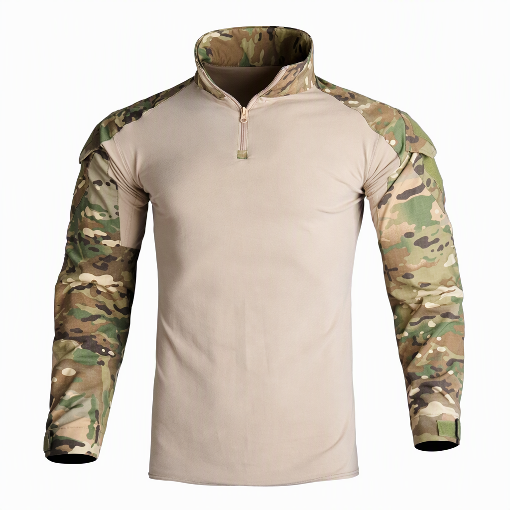 🏕️ Men's Long Sleeve Tactical Jacket | Rugged Look & Everyday Utility ✨
