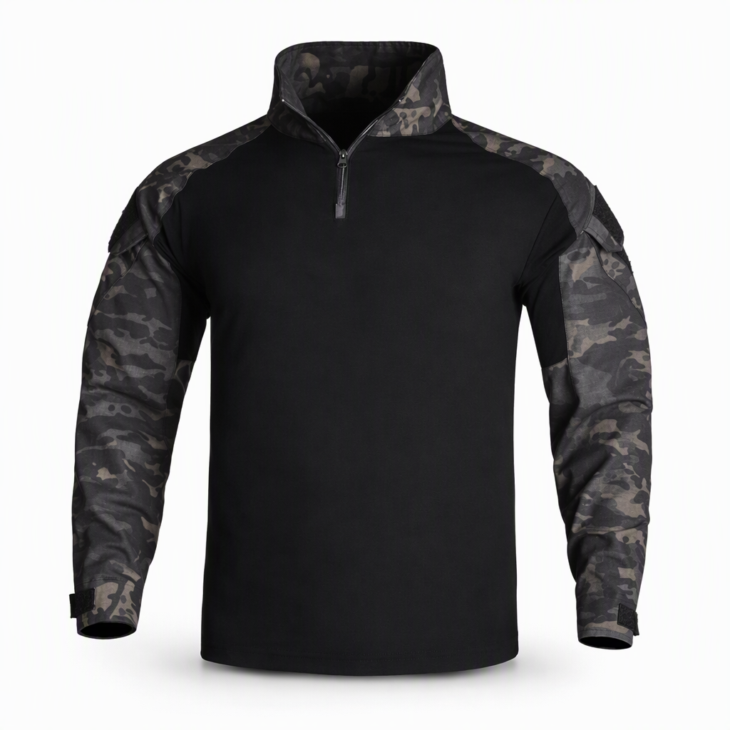 🏕️ Men's Long Sleeve Tactical Jacket | Rugged Look & Everyday Utility ✨