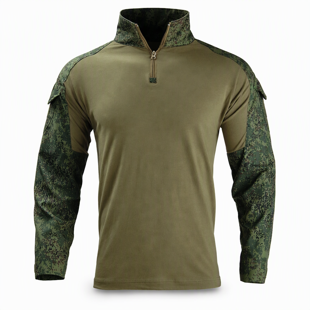 🏕️ Men's Long Sleeve Tactical Jacket | Rugged Look & Everyday Utility ✨