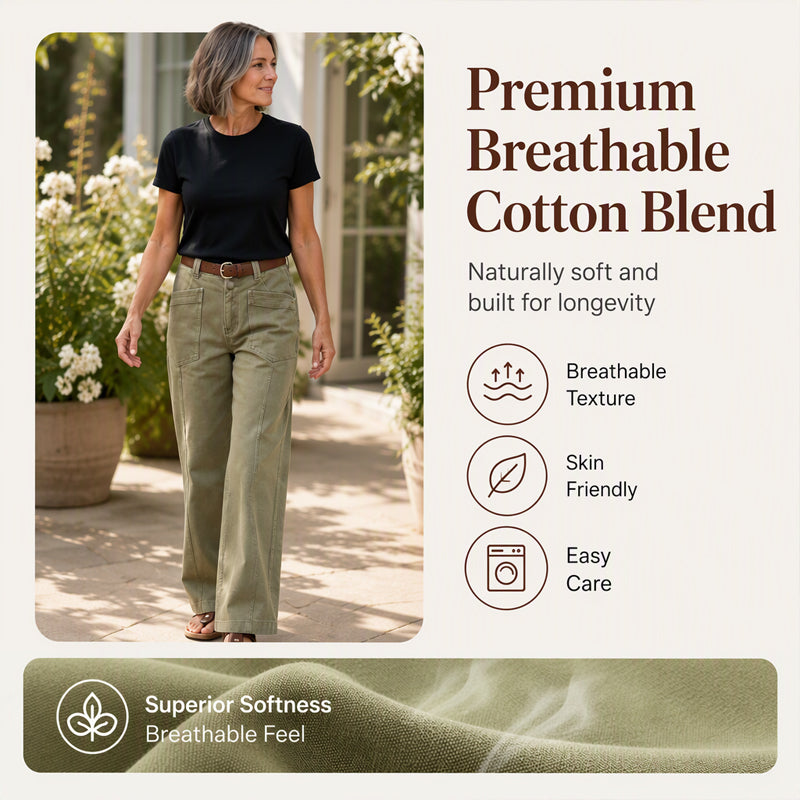 👖 Women's Casual Straight Leg Pants | Easy to Style & Everyday Comfort ✨