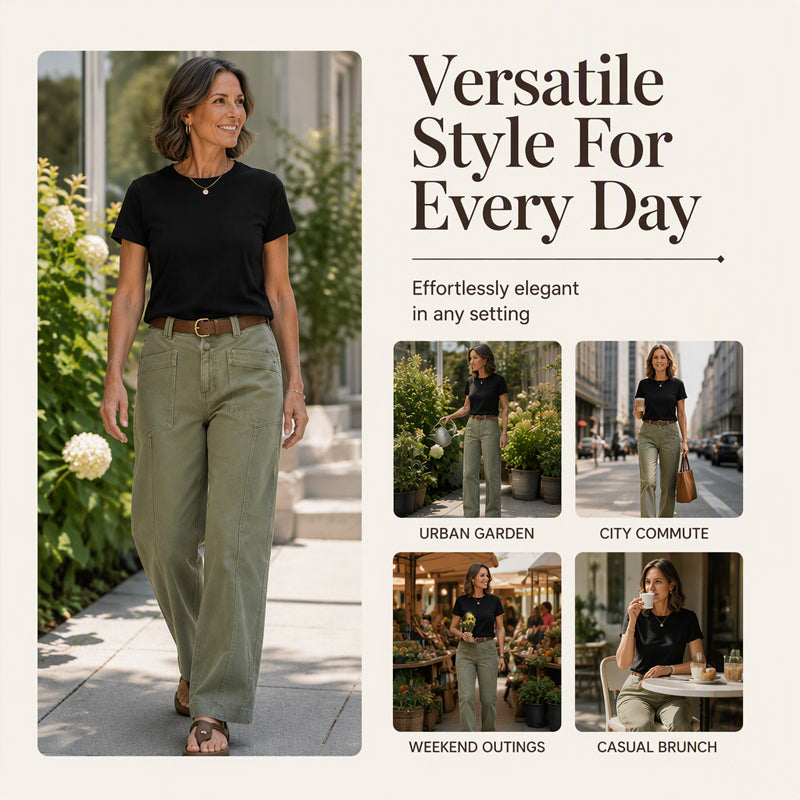 👖 Women's Casual Straight Leg Pants | Easy to Style & Everyday Comfort ✨