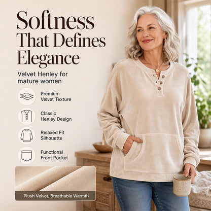 🦢🧥 Women's Golden Velvet Sweatshirt | Soft Touch & Everyday Style ✨