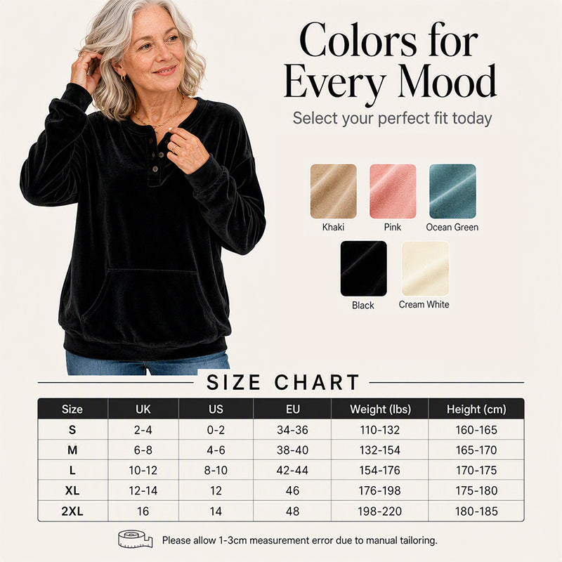 🦢🧥 Women's Golden Velvet Sweatshirt | Soft Touch & Everyday Style ✨