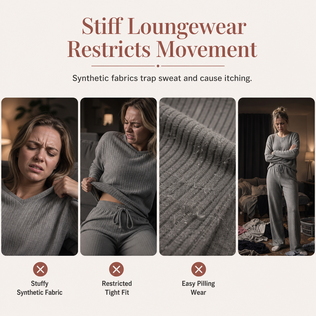 🏡🧥 Women's Casual Knit Loungewear Set | Cozy Comfort & Easy Relaxing Style ✨