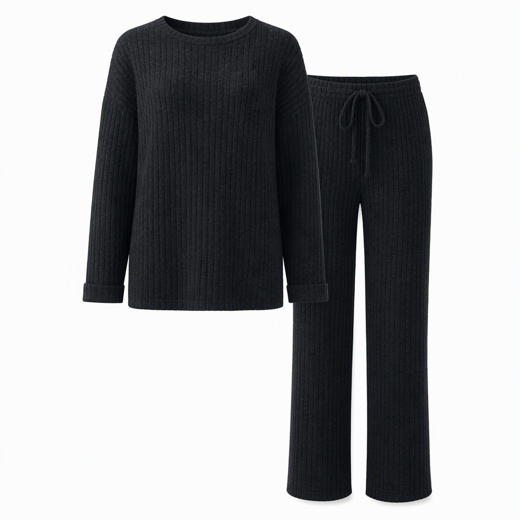 🏡🧥 Women's Casual Knit Loungewear Set | Cozy Comfort & Easy Relaxing Style ✨