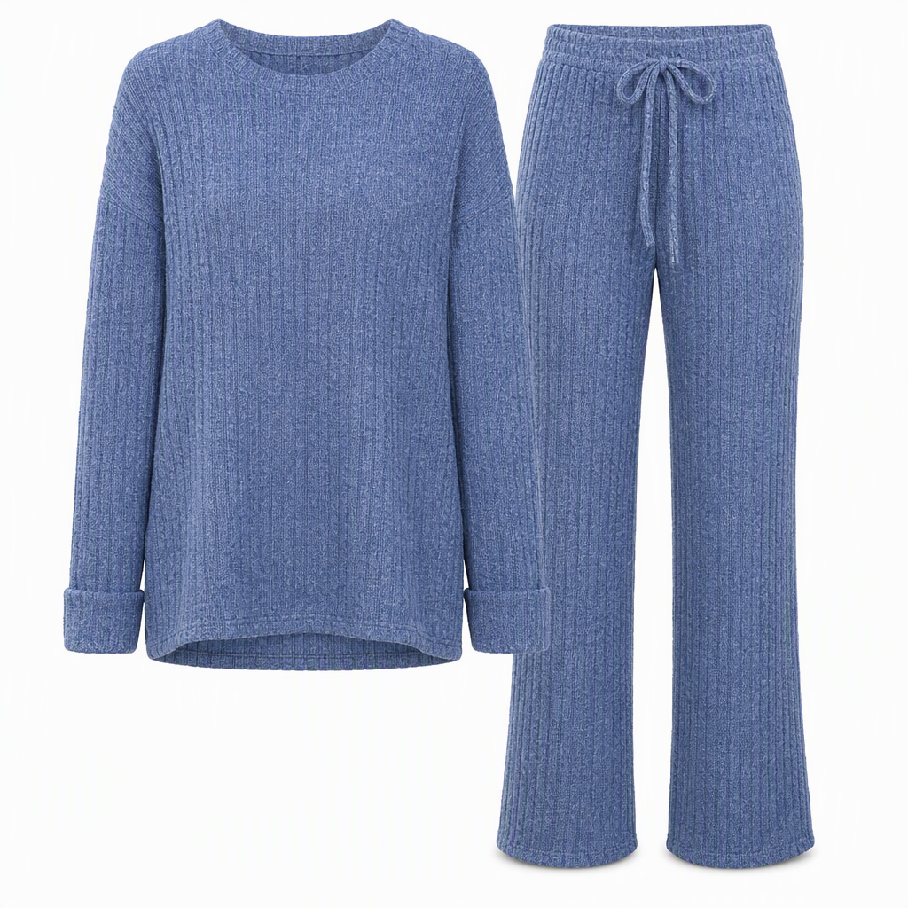 🏡🧥 Women's Casual Knit Loungewear Set | Cozy Comfort & Easy Relaxing Style ✨