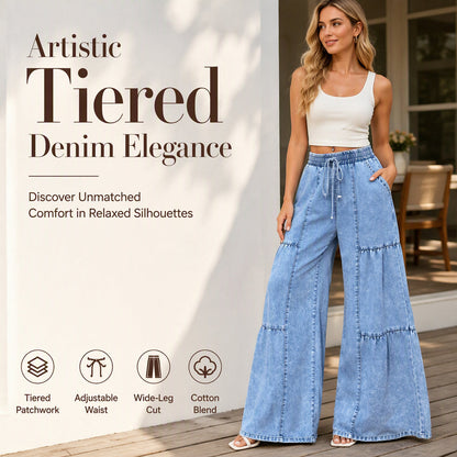 👖 Women's High Waist Wide Leg Denim Pants | Flattering Fit & Easy Everyday Style ✨