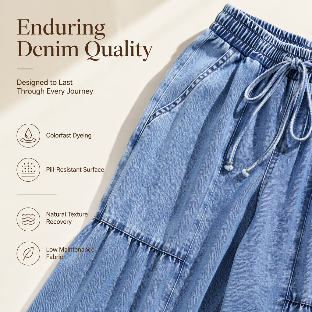 👖 Women's High Waist Wide Leg Denim Pants | Flattering Fit & Easy Everyday Style ✨