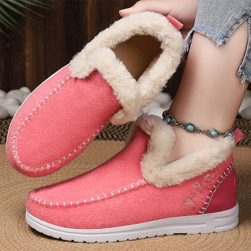 🌨️👢 Women's Winter Plush-Lined Snow Boots | Cozy Warmth & Winter-Ready Comfort ✨