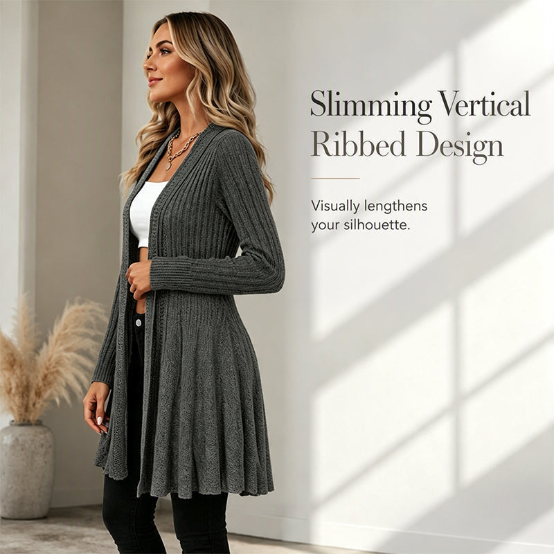 🧥🍂 Women's Elegant Open Front Cardigan | Effortless Layering & Everyday Polish ✨