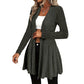 🧥🍂 Women's Elegant Open Front Cardigan | Effortless Layering & Everyday Polish ✨