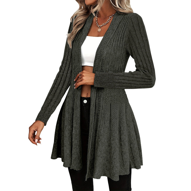 🧥🍂 Women's Elegant Open Front Cardigan | Effortless Layering & Everyday Polish ✨