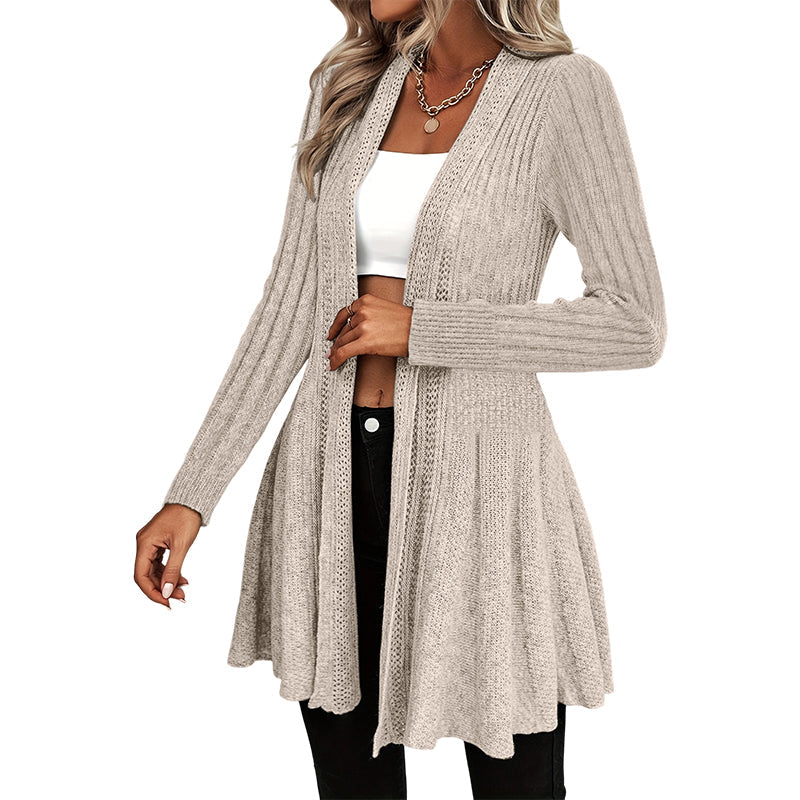 🧥🍂 Women's Elegant Open Front Cardigan | Effortless Layering & Everyday Polish ✨