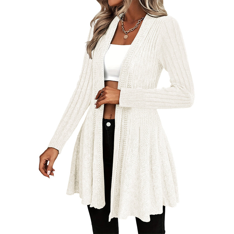🧥🍂 Women's Elegant Open Front Cardigan | Effortless Layering & Everyday Polish ✨