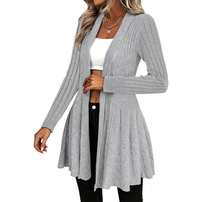 🧥🍂 Women's Elegant Open Front Cardigan | Effortless Layering & Everyday Polish ✨
