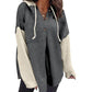 🧥Women's Casual Patchwork Hooded Jacket