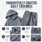🌨️🧥 Men's Casual Hooded Sweatshirt & Sweatpants Set | Easy Matching & Everyday Comfort ✨