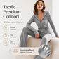 🧥 Women's Ribbed Hooded Zip-Up Jacket & Flare Pants Set | Easy Matching & Everyday Comfort ✨