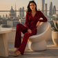 🧥 Women's Ribbed Hooded Zip-Up Jacket & Flare Pants Set | Easy Matching & Everyday Comfort ✨