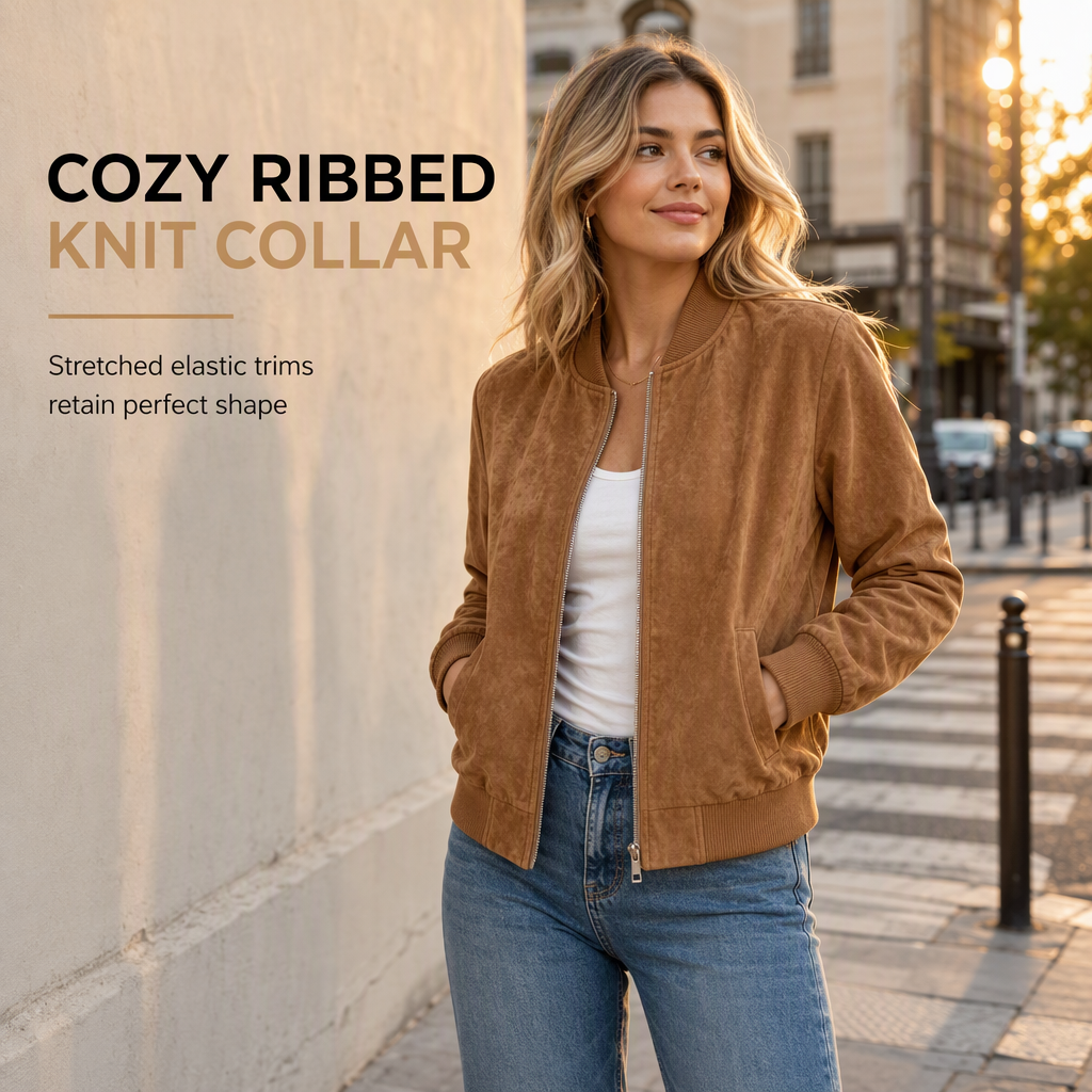 🍂🧥 Women's Casual Zip Up Outerwear | Easy Layering & Everyday Style ✨