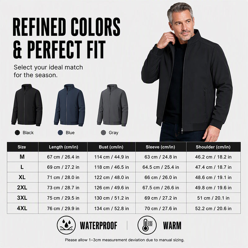 ❄️🧥 Men's Classic Thickened Winter Jacket | Warm Coverage & Everyday Style ✨