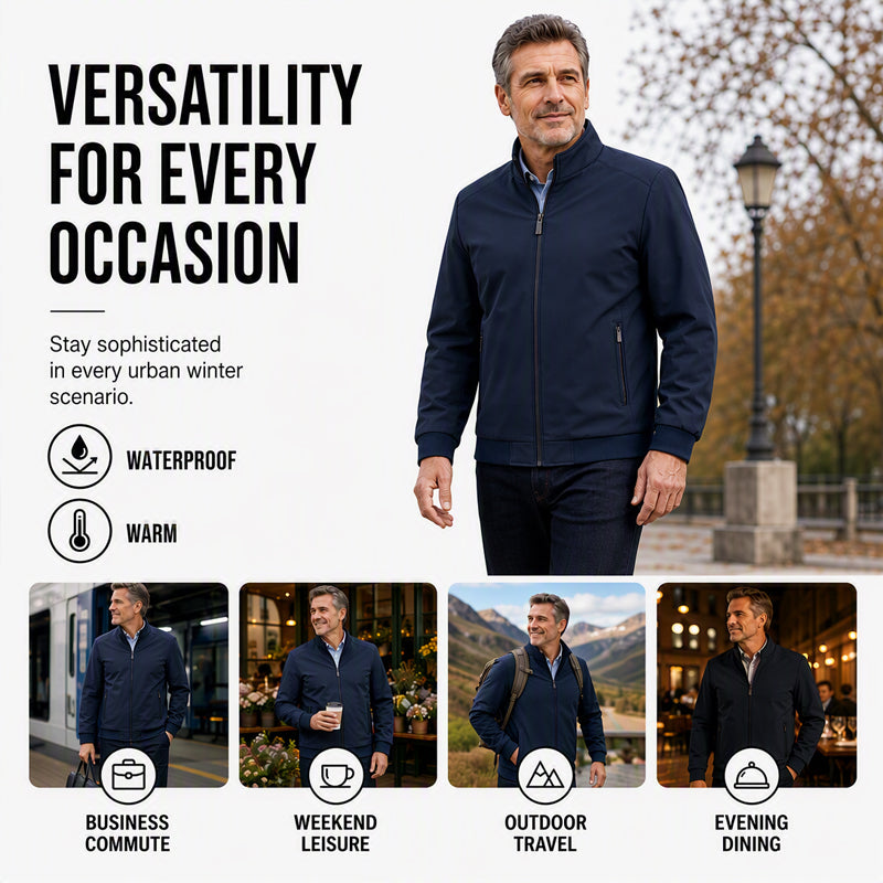 ❄️🧥 Men's Classic Thickened Winter Jacket | Warm Coverage & Everyday Style ✨