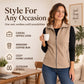 🌬️🧥 Women's Winter Thermal Stand Collar Vest | Warm Coverage & Easy Layering ✨