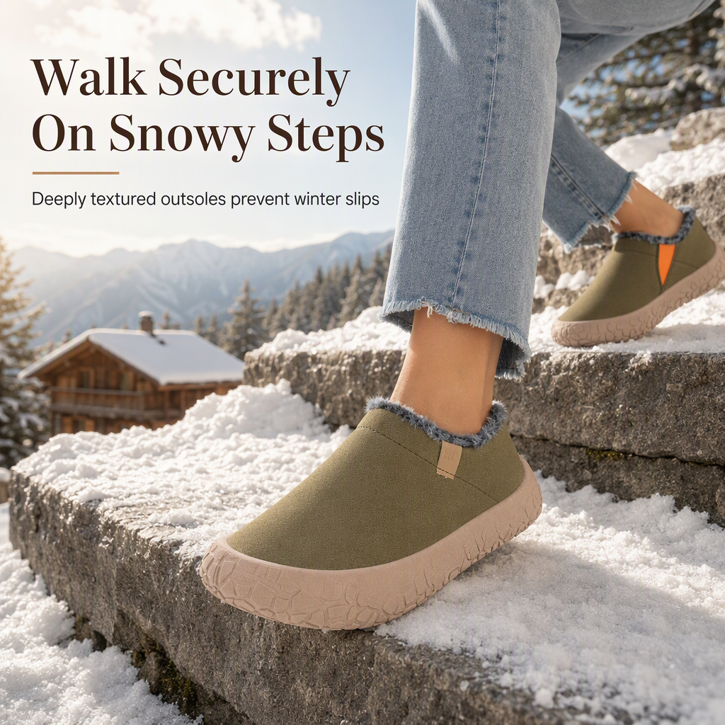 🌨️👢 Women's Warm Slip-On Winter Snow Shoes | Cozy Comfort & Easy On-and-Go ✨