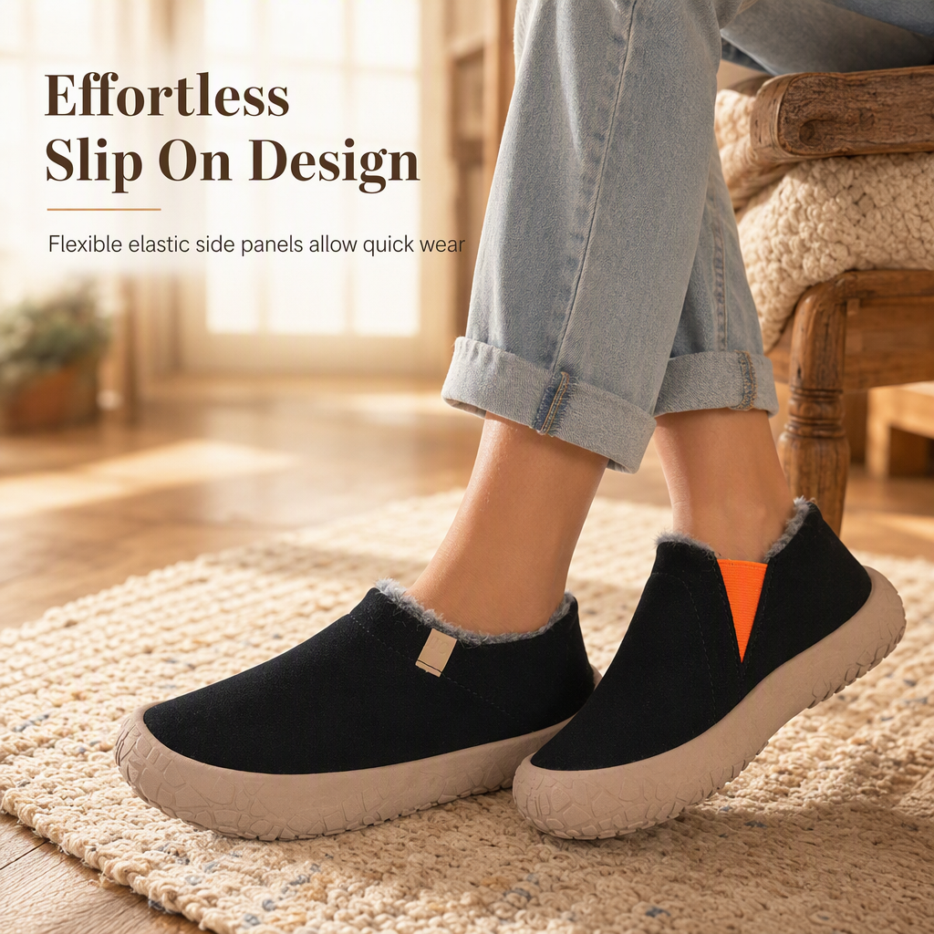 🌨️👢 Women's Warm Slip-On Winter Snow Shoes | Cozy Comfort & Easy On-and-Go ✨