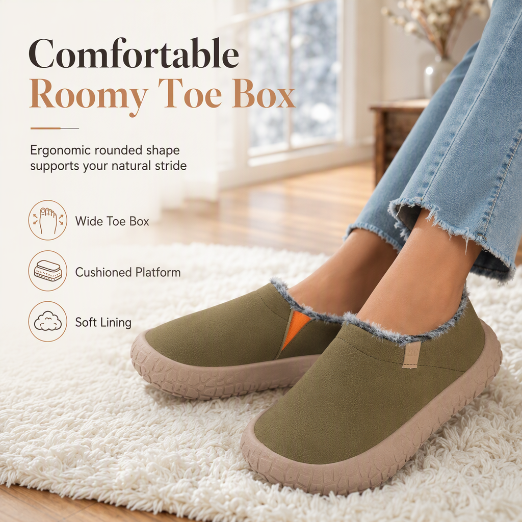 🌨️👢 Women's Warm Slip-On Winter Snow Shoes | Cozy Comfort & Easy On-and-Go ✨
