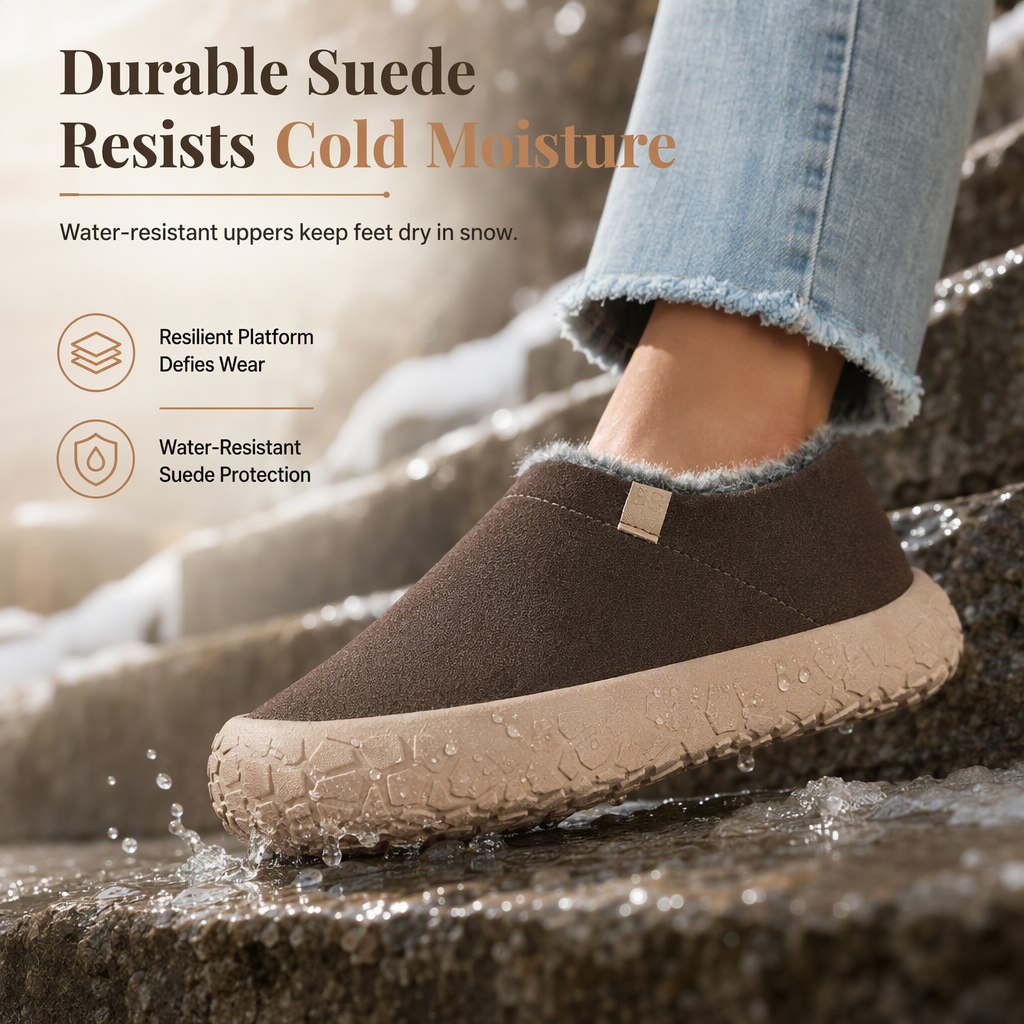 🌨️👢 Women's Warm Slip-On Winter Snow Shoes | Cozy Comfort & Easy On-and-Go ✨