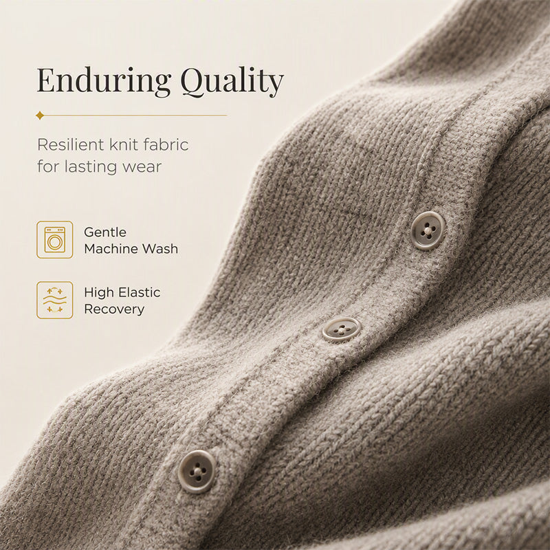 Women's Knit Long Open Front Cardigan