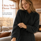 Women's Casual Fuzzy Fleece Pullover Hoodie Dress