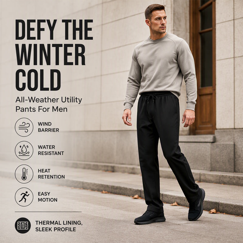 Unisex Windproof Quick-Dry Plush-Lined Pants
