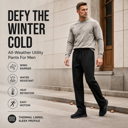 Unisex Windproof Quick-Dry Plush-Lined Pants