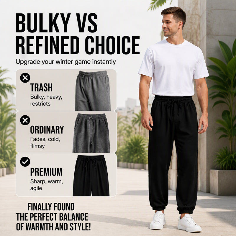 Unisex Windproof Quick-Dry Plush-Lined Pants
