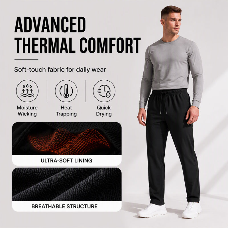 Unisex Windproof Quick-Dry Plush-Lined Pants