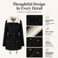 Women's Mid-Length Warm Sherpa Coat