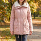 Women's Mid-Length Warm Sherpa Coat