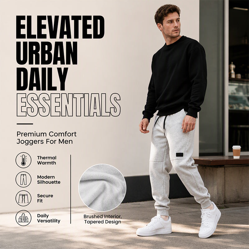 🔥 Men's Thermal Sweatpants | Warm & Comfortable – Cozy Fit for Winter Days ✨