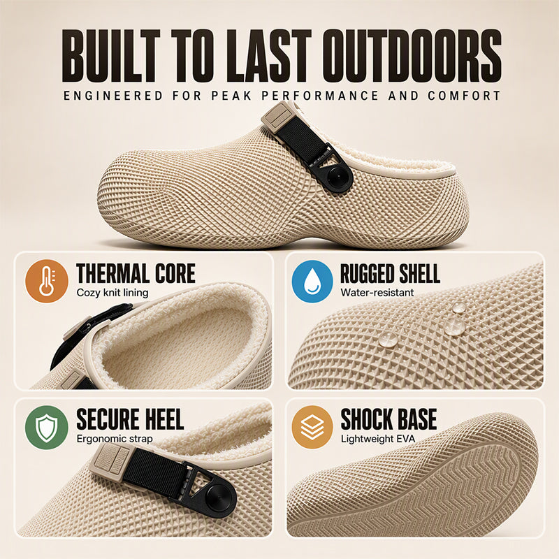 🧸 Men's Plush-Lined Winter Slippers | Warm & Cozy – Soft Comfort for Home Days ✨