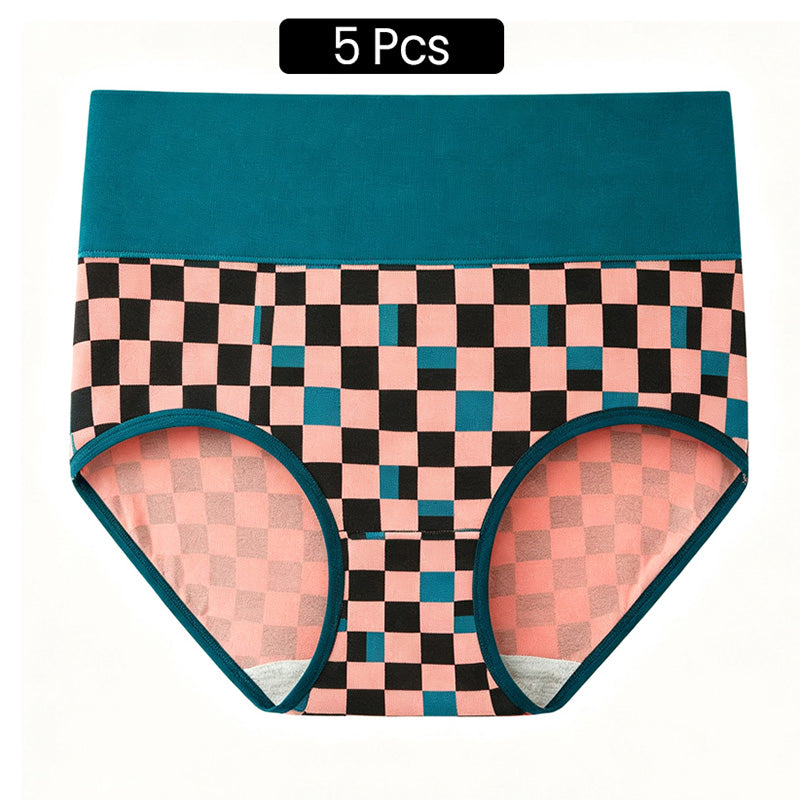 🌺🩲 Women's Soft High-Waisted Stretch Panties | Comfy Fit & Smooth Waist – All-Day Wear ✨