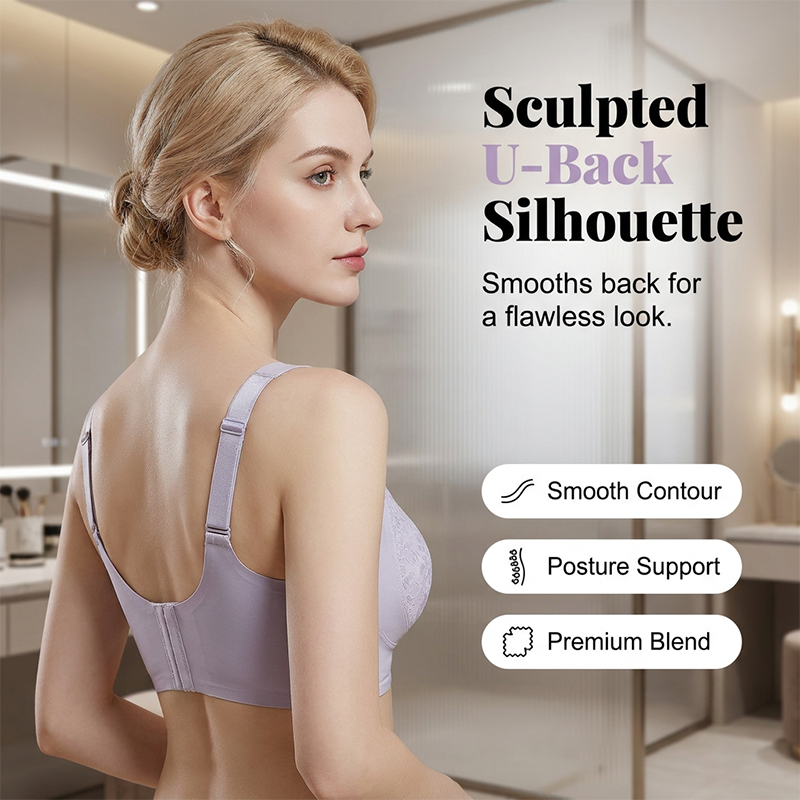 👙 Women's Wireless Support Bra | Comfortable Lift & All-Day Support – No Wire, No Pressure ✨