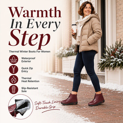 ❄️ Women's Non-Slip Winter Warm Boots | Slip-Resistant & Cozy – Safe Steps on Ice & Snow ✨